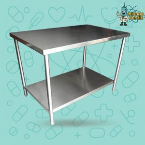 MESA ACERO QUIRURGICO 90 X 45 CM