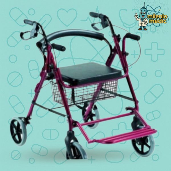 ANDADOR MULTIFUNCIONAL CON ASIENTO Y CANASTA