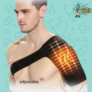 soporte de hombro unilateral ajustable para lesiones y rehabilitación | Mileniomedic
